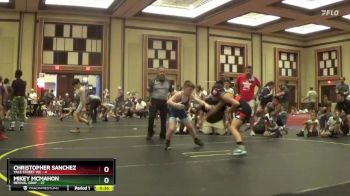 75 lbs Semis & 1st Wrestleback (8 Team) - Mikey McMahon, Revival Gray vs Christopher Sanchez, Yale Street WC