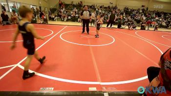 60 lbs Rr Rnd 2 - Leelan McSpadden, Pocola Youth Wrestling vs Ross Stegeman, Tulsa Blue T Panthers