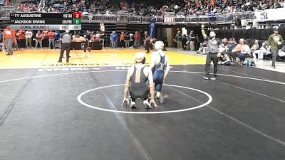 6A 150 lbs Cons. Round 1 - Jackson Ewing, Conroe Woodlands College Park vs Ty Augustine, Cedar Park Vista Ridge