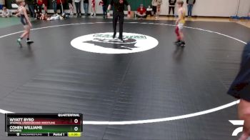 70 lbs Quarterfinal - Wyatt Byrd, Wyoming Underground Wrestling vs Cohen Williams, Wyoming