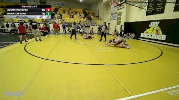 119 lbs 5th Place - Austin Thatcher, Wagoner vs Brighton Harp, Tahlequah Wrestling Club