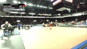 132 lbs Cons. Round 1 - Michael Desmond, North Kitsap vs Dillan Yazzie, Lake Roosevelt