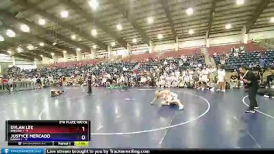 155 lbs Placement (16 Team) - Dylan Lee, Oregon 1 vs Justyce Mercado, Hawaii 1