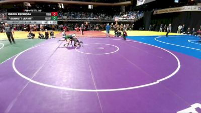 5A 120 lbs Champ. Round 1 - Bennett Leavitt, Frisco Reedy vs Israel Espinoza, Vernon