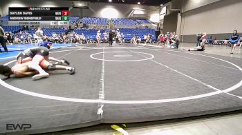 130-140 lbs Consolation - Daylen Davis, Wave Wrestling Club (TN) vs Andrew Benefield, Wave Wrestling Club (TN)