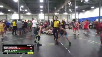 92 lbs Round 5 (6 Team) - Carson Planer, Indiana Outlaws vs Jeramiah Hayes, American Gladiators-Red