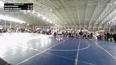 40 lbs Quarterfinal - Keahilani Takemoto, Team Pride Academy vs Brynn Peterson, Athlos Wrestling