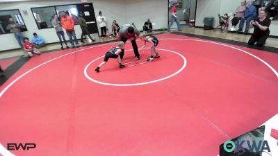 55 lbs Final - McCoy Meeks, Tiger Trained Wrestling vs Tucker Korb, Vinita Kids Wrestling