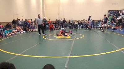 90 lbs Rr Rnd 1 - Michael Johnson, Gladiators K-8 vs Carter Kantner, Louisville WC K-8