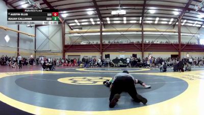 144 lbs Champ. Round 2 - Isaiah Callahan, Dublin Coffman vs Austin Ellis, Davis