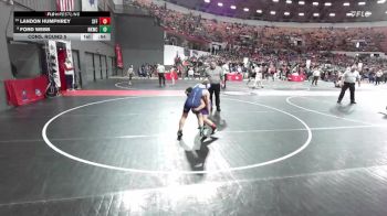 105 lbs Cons. Round 5 - Landon Humphrey, Sheboygan Falls Falcons vs Ford Webb, Nicolet Knights Wrestling Club