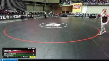 3A 120 lbs Cons. Round 4 - Logan Heath, Spanaway Lake vs Tristan Zaragoza, North Central