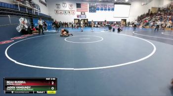165 lbs Champ. Round 2 - Beau Russell, Natrona County vs Jaden VanGundy, Lingle-Ft. Laramie/Southeast