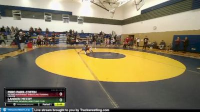 83 lbs Quarterfinal - Landon McCoy, Deer Park Ironman Wrestling Club vs Miro Parr-Coffin, Inland Northwest Wrestling Training Center