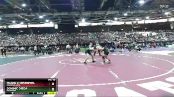 120 lbs Champ. Round 1 - Mason Christophel, Mountain View vs Dominic Ojeda, Hillsboro