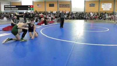 126 lbs Consi Of 4 - Colton Wirtz, Toll Gate vs Mikhail Hulkow, Bishop Hendricken