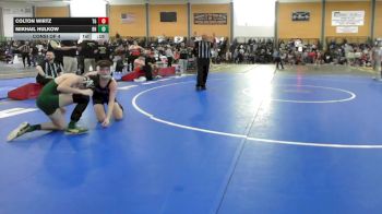 126 lbs Consi Of 4 - Colton Wirtz, Toll Gate vs Mikhail Hulkow, Bishop Hendricken