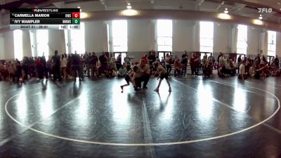 36-41 lbs Semifinal - Carmella Marion, Osprey Wrestling Club vs Ivy Wampler, Midlothian Miners Wrestling Cl