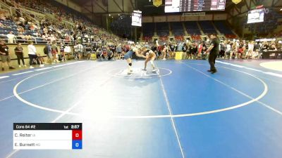 120 lbs Cons 64 #2 - Caitlin Reiter, IA vs EmmaLyn Burnett, MO