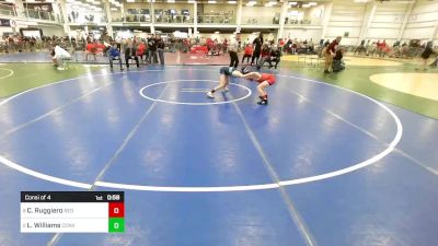 81 lbs Consi Of 4 - Cruz Ruggiero, Red Roots WC vs Lane Williams, Conval