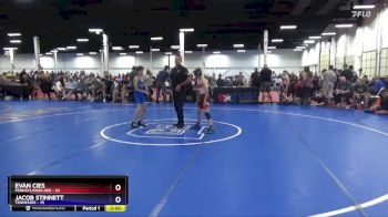 87 lbs Placement Matches (16 Team) - Evan Cies, Pennsylvania Red vs Jacob Stinnett, Tennessee