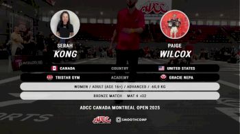 Paige Wilcox vs Serah Kong 2025 ADCC Montreal Open