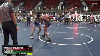 138 lbs Round 2 (4 Team) - Kaidreaus Richardson, MI Pitbulls Gold vs Alex Boyer, Branch County