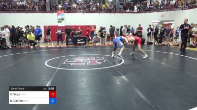 61 kg Semifinal - Sergio Vega, Tucson Cyclones vs Benjamin Davino, Ohio Regional Training Center