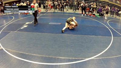 87 lbs Quarters - Tanner Vernon, Timpanogos Wrestling vs Traycen Ashby, Delta Wrestling Club