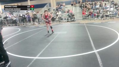 130 lbs Round Of 16 - Hendrix Lopez, Scottsdale vs Sebastian Guzman, Team So-Cal