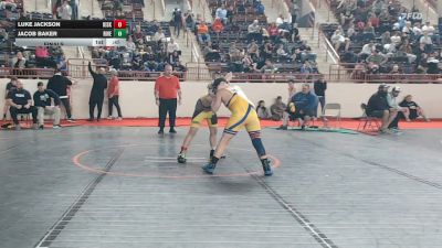 120_B lbs Final - Luke Jackson, Kiski Area vs Jacob Baker, River Valley
