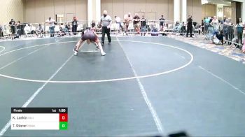 132 lbs Final - Konner Larkin, Valiant College Prep vs Tas Storer, Poway Elite