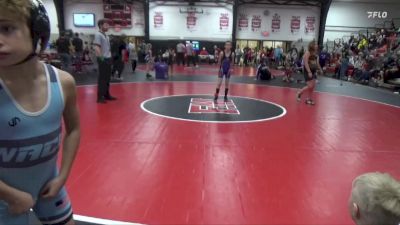 53 lbs Cons. Semi - Gunner Scott, Burlington Junior Wrestling vs Calvin Burnham, WACO