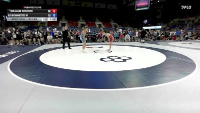 132 lbs Champ. Rd Of 128 - William Schork, OH vs EJ Bonnette VI, NJ
