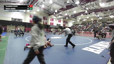 235 lbs Cons. Semi - Alannah Davis, La Quinta/La Quinta vs Maya Garza, Newbury Park