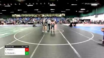 160 lbs Prelims - Xavier Preston, VA vs Nick Cicciarelli, IN