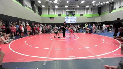 81 lbs Rr Rnd 1 - Adriana George, South Georgia Athletic Club vs Sascha Trujillo, Bison Takedown Wrestling Club