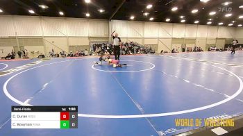 56 lbs Semifinal - Cipriano Duran, Northern Colorado 12U vs Channing Bowman, POWA 12 U