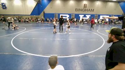 65 lbs Round 2 - River Watt, Bear River Wrestling Club vs Jaxton Lamb, Cougars Wrestling Club