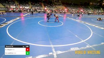 96 lbs Round Of 16 - Kortney Akpan, Rhodes Supreme Avengers vs Nathan Matthis, MD Warhawks ES