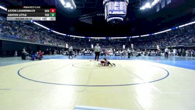 45 lbs Round Of 32 - Axton Laudermilch, Cocalico vs Ashton Little, Tussey Mountain