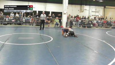 105 lbs Round Of 32 - Elijah Pagonis, OK vs Paul Evans, LA