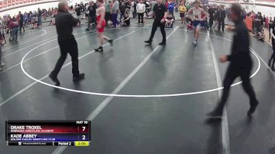 157 lbs Round 5 - Drake Troxel, Nebraska Wrestling Academy vs Kade Abbey, Golden Eagles Wrestling Club