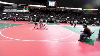 138 lbs Champ. Round 3 - Brycen Roesser, BKW1 vs Nathanial Lewis, JEA2
