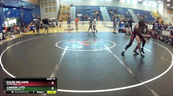 120 lbs Round 3 (8 Team) - Kaleb Williams, Alpha Dogs vs Carson Lutz, Glynn Academy