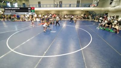 52-55 lbs Round 3 - Callan Gonzales, Champions Wrestling Club vs Cohen Blain, Team Prestige Wrestling