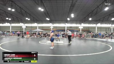 92 lbs Quarterfinals (8 Team) - Brody Cain, Big Cat Wrestling vs Andreas Medrano, Suples