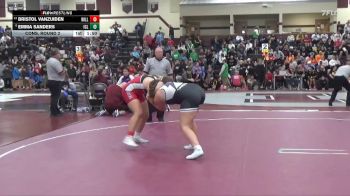 190 lbs Cons. Round 2 - Emma Sanders, Iowa City Liberty vs Bristol VanZuiden, Williamsburg