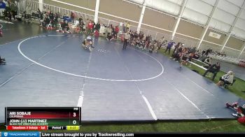 75 lbs 1st Place Match - John (jj) Martinez, Black Fox Wrestling Academy vs Ari Sobaje, California