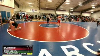 157A Quarterfinal - Caleb Timbers, Natrona County vs Caiden Villmow, Thunder Basin High School